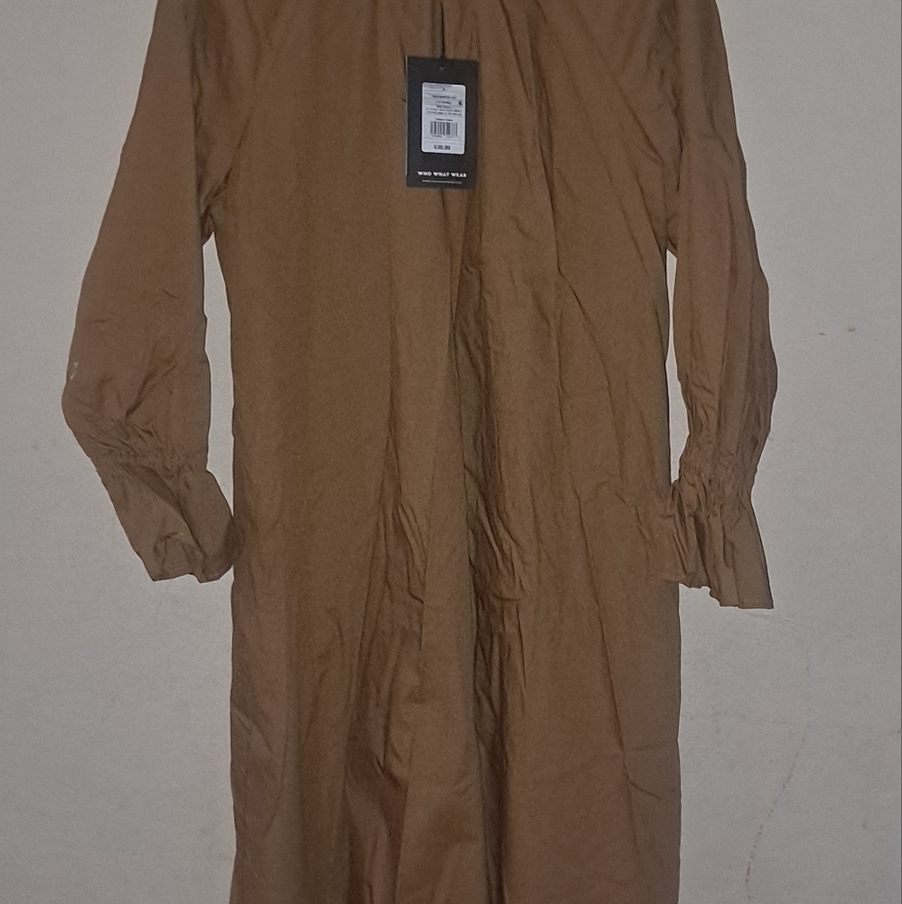 Women balloon long sleeve dress